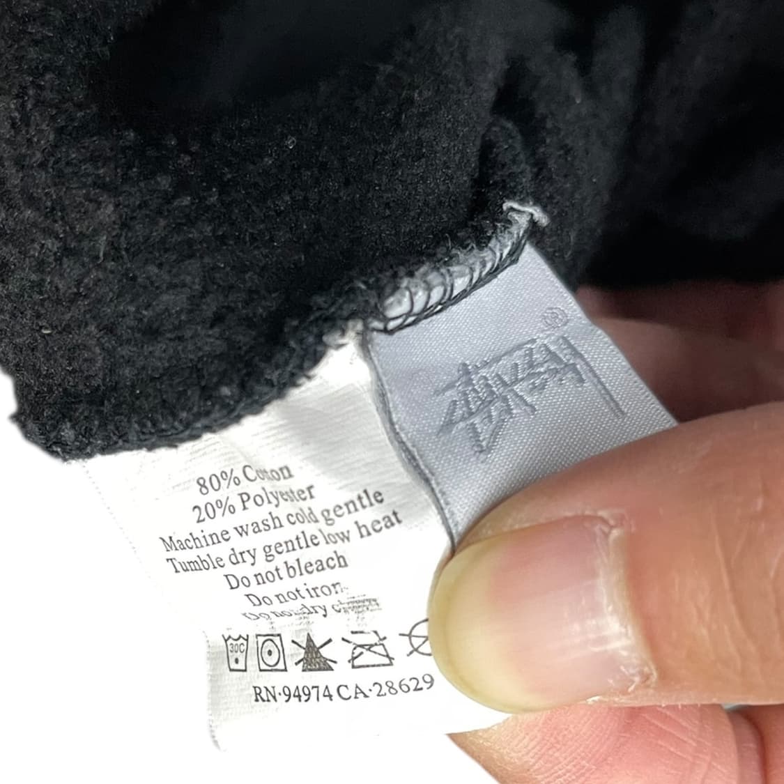 스투시 아치 로고 시보리 배색 스웻셔츠 맨투맨 상품이미지6