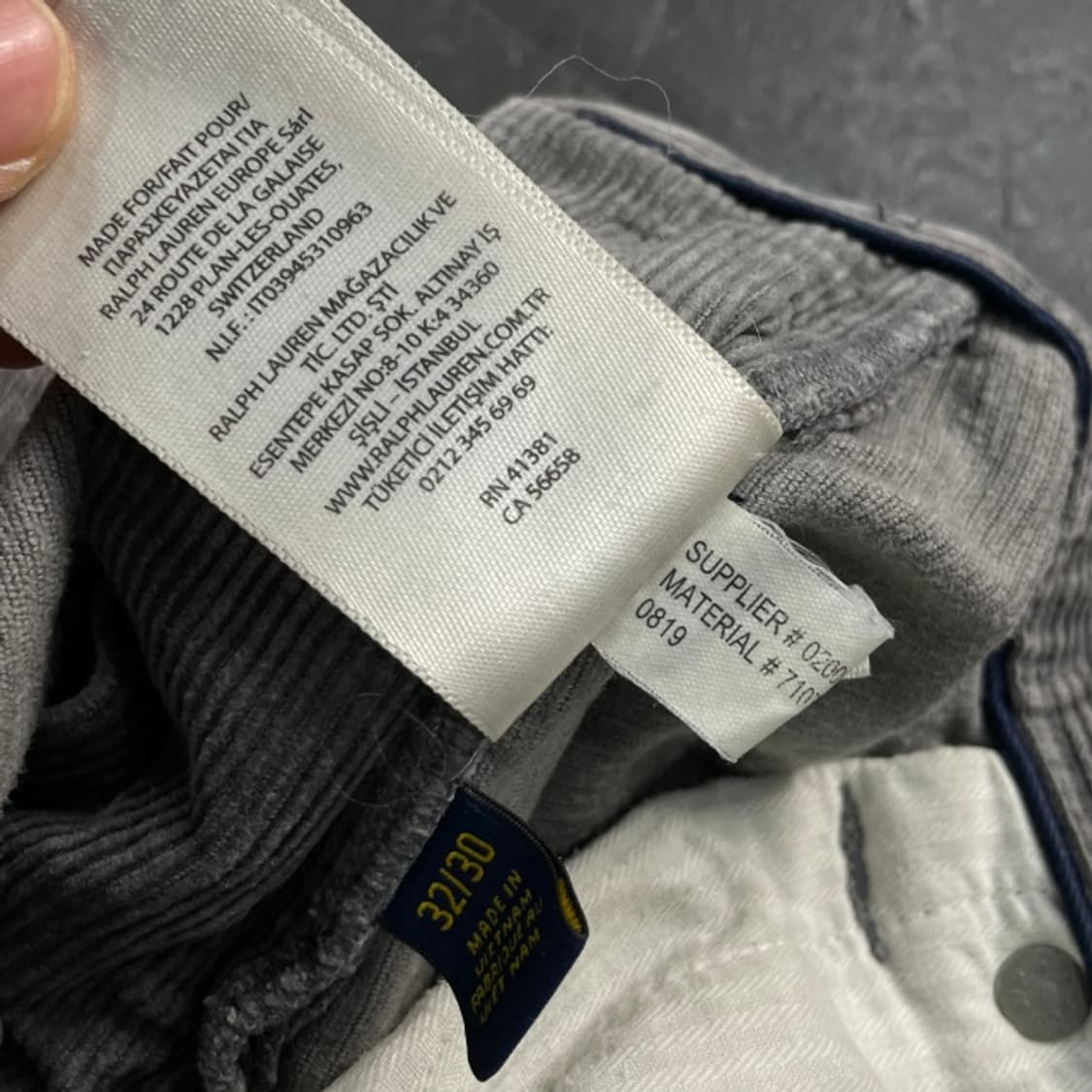 32 폴로 랄프로렌 신형 코듀로이 팬츠 상품이미지5