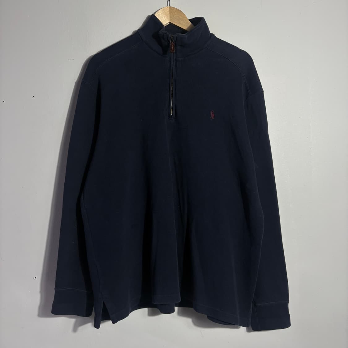 폴로랄프로렌 반집업 네이비 맨투맨 (무료배송) 상품이미지1