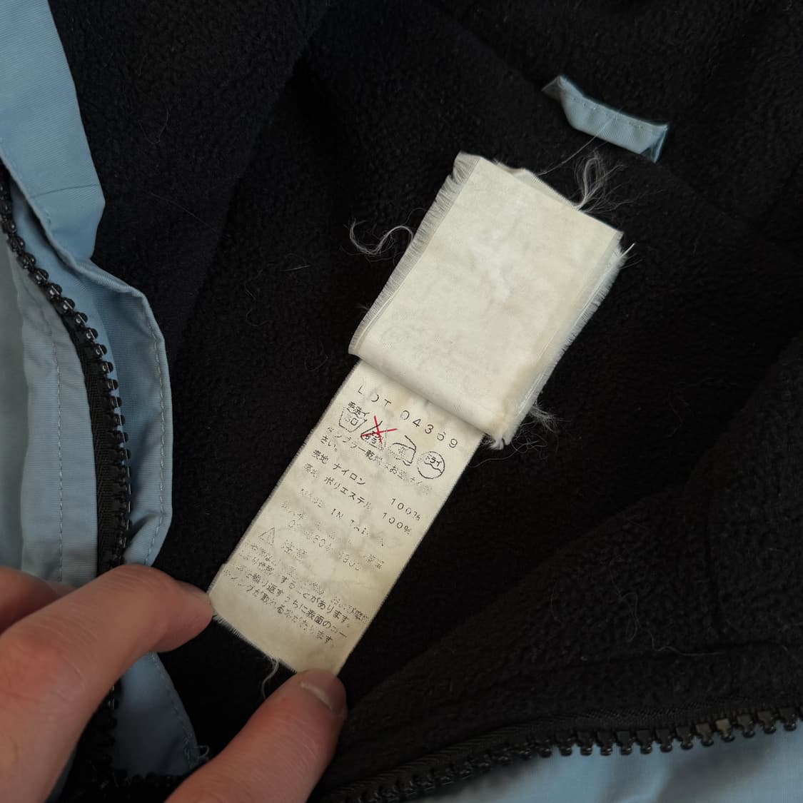 칼하트 스카이블루 반집업 아노락 M 상품이미지5