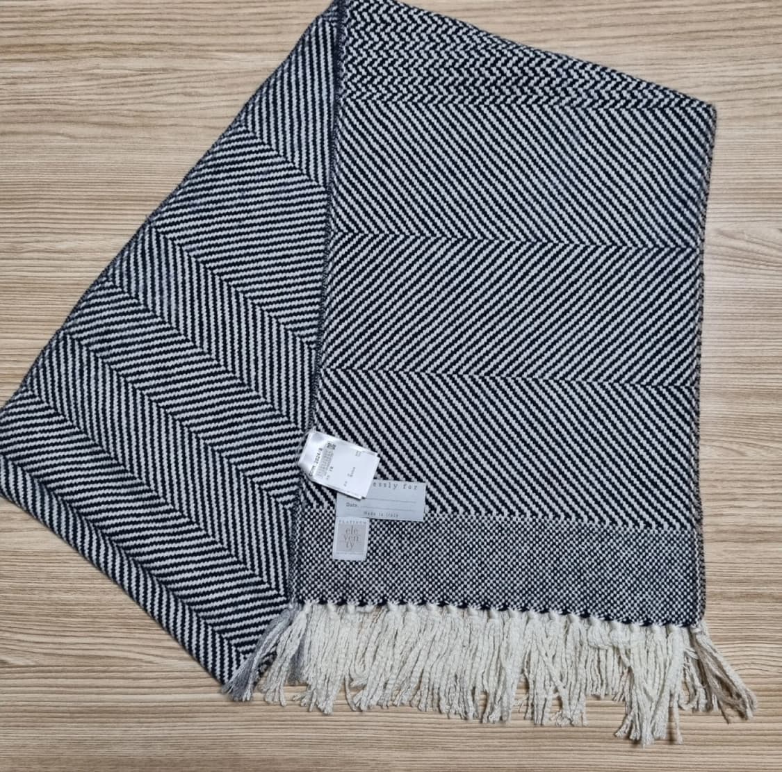 Eleventy 캐시미어& 실크 테슬 머플러  상품이미지1