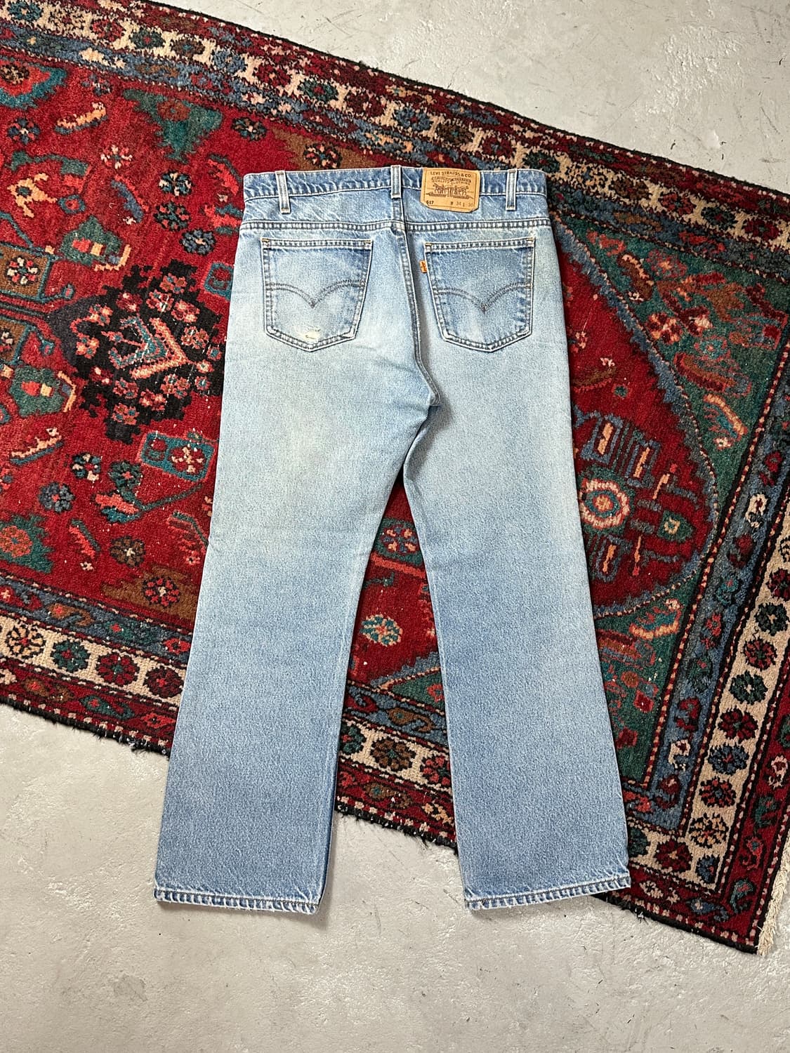 90's USA Made 빈티지 리바이스 517 오렌지탭 상품이미지4