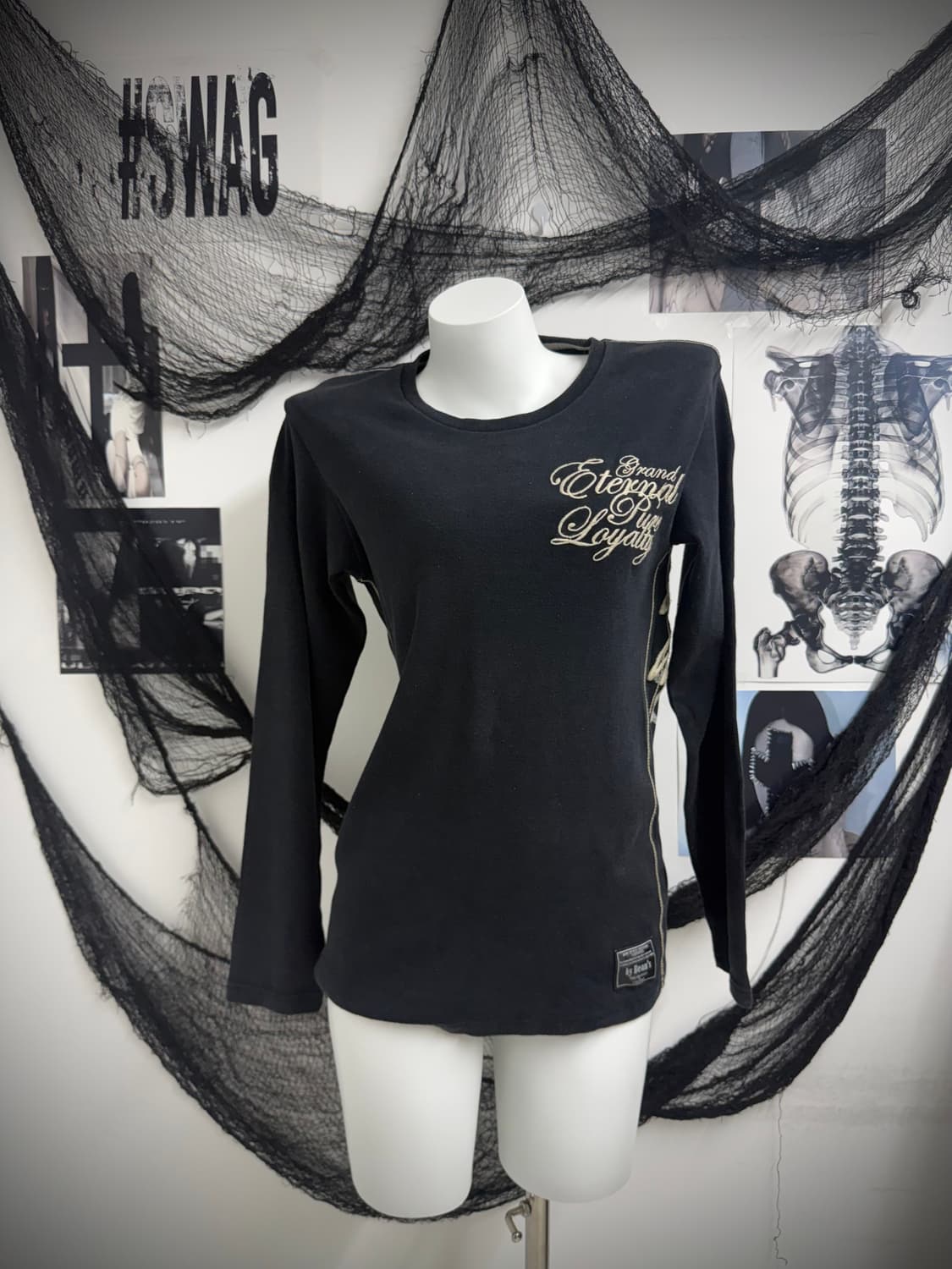 Wing embriodery printing longsleeve 상품이미지9