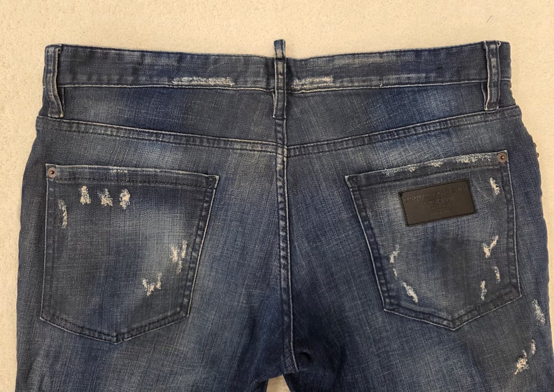 [정품] 디스퀘어드2 멀티디스덧뎀 스트레치 슬림진.  싸이즈 34~35 상품이미지9