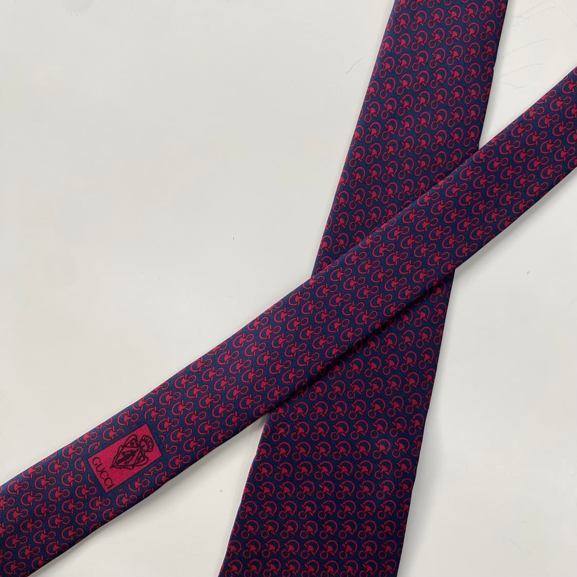 구찌(GUCCI) 심플로고 명품 정품 넥타이 8.7cm 상품이미지4