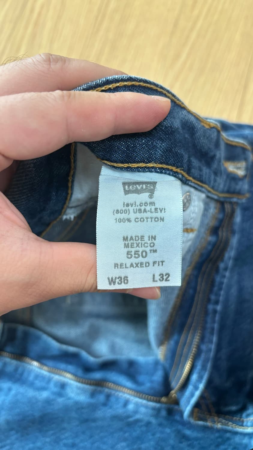 👖 12‘ Levis 550 Button fly Denim Pants  상품이미지5