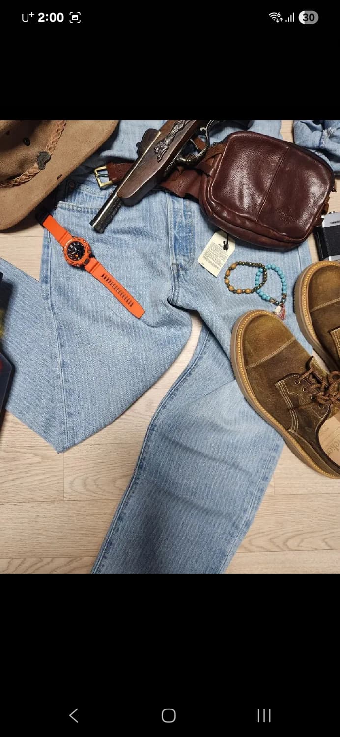 (새상품)LEVIS  워크 에스닉 웨스턴 데님 청바지 상품이미지6