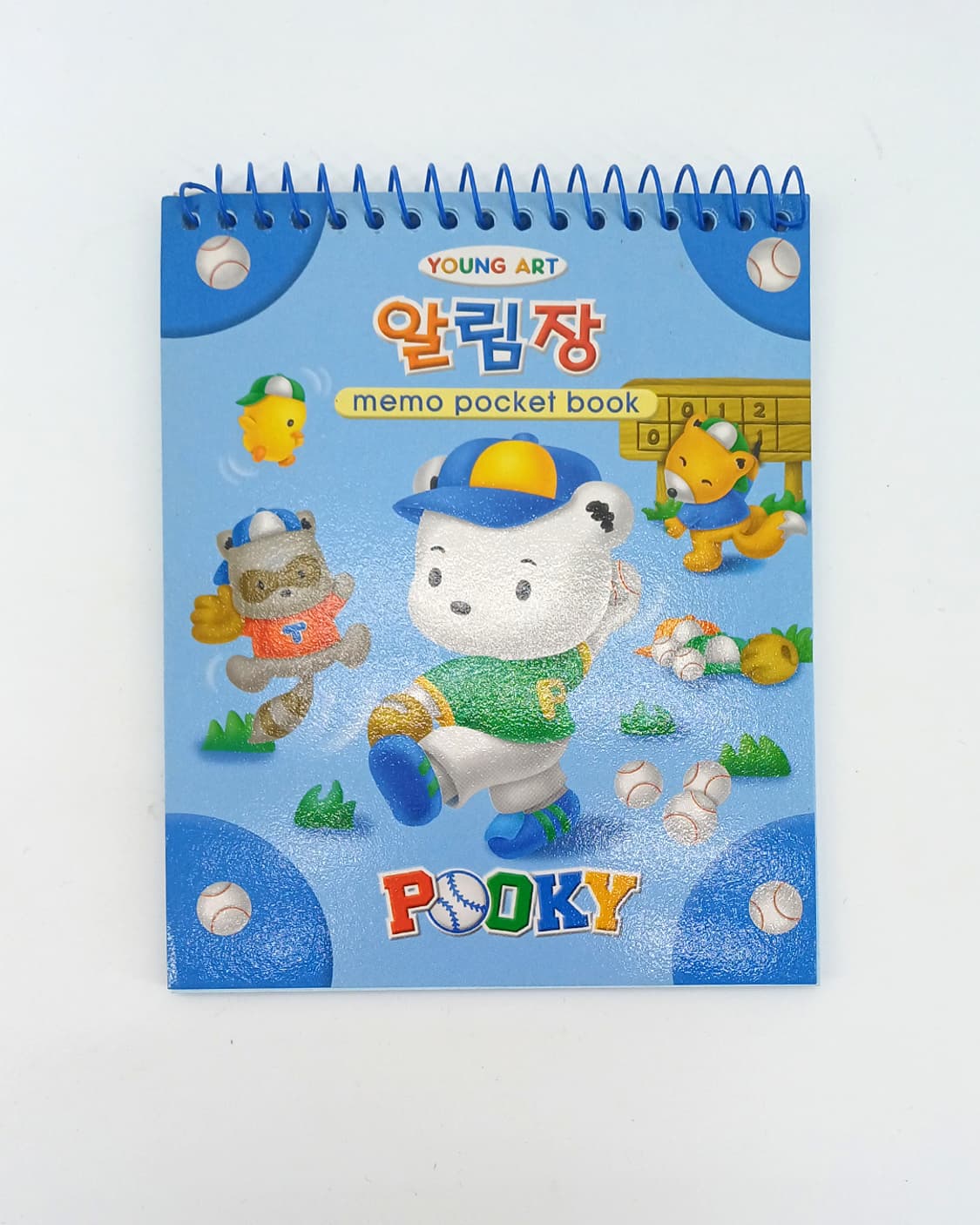 영아트 고전문구 푸키 야구선수 알림장 일기 다이어리 수첩메모지 메모장 상품이미지1