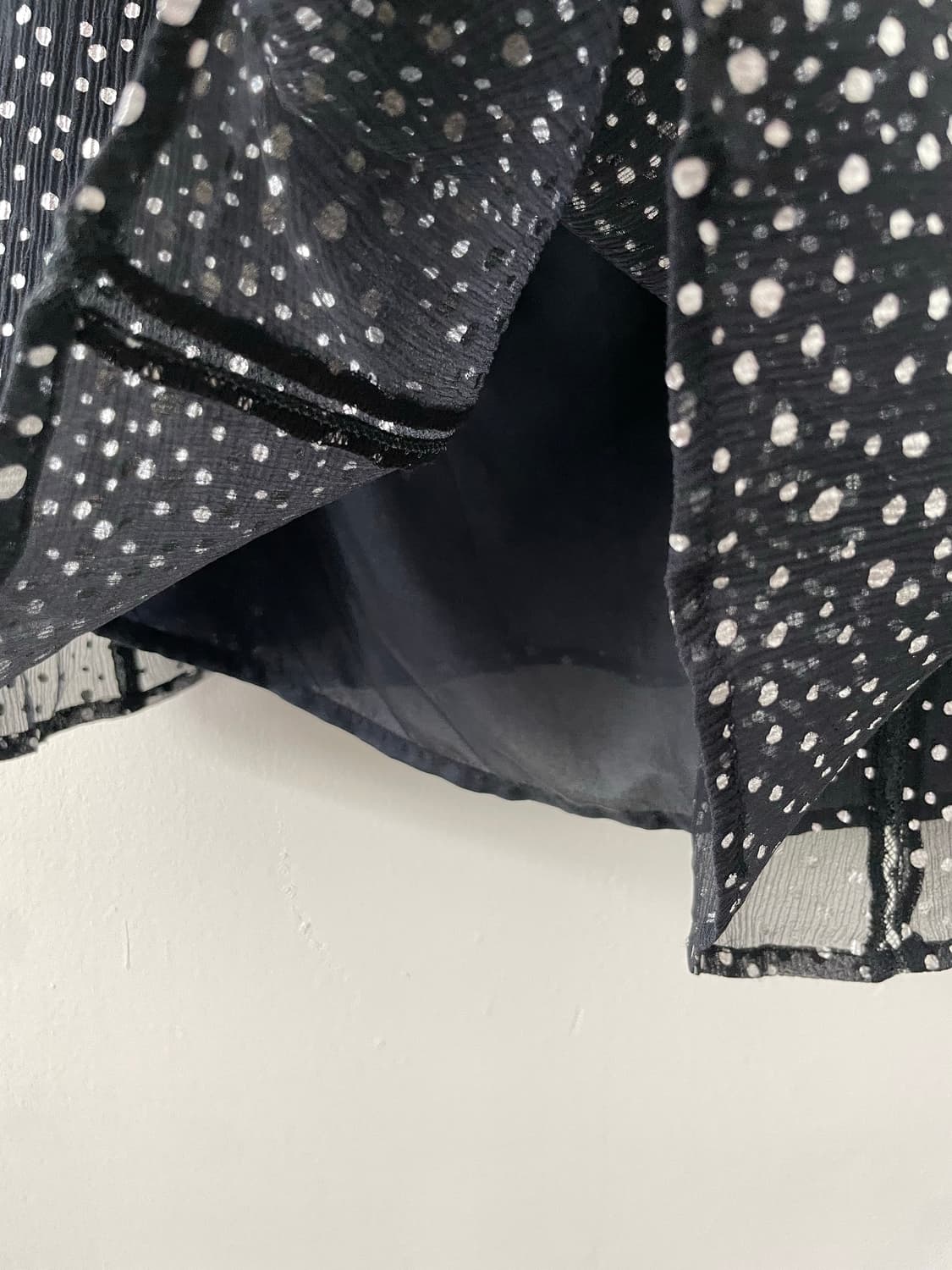 maje silver dot silk dress 상품이미지5