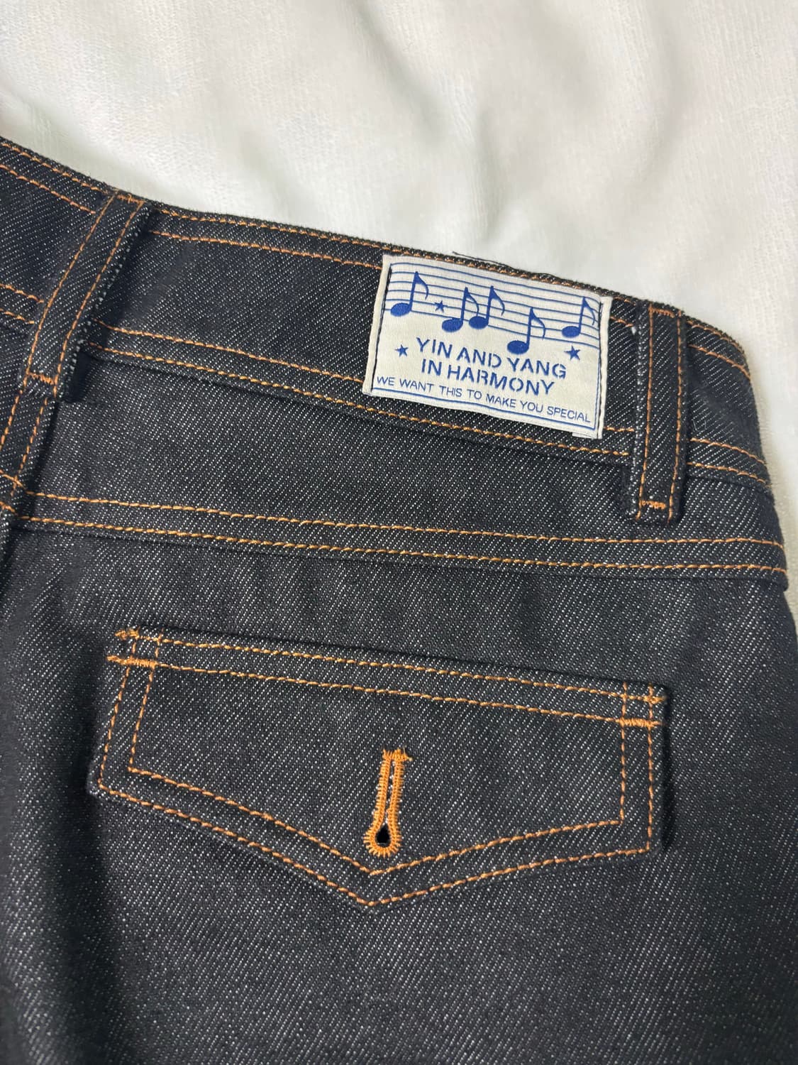 인앤양인하모니 데님&스커트 Denim skirt pants, black 상품이미지4