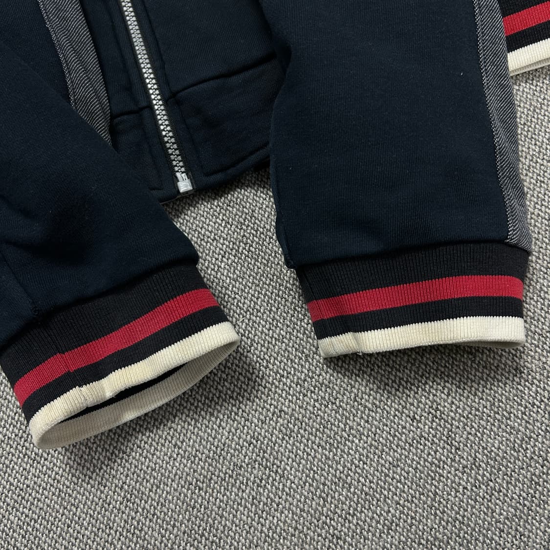 FUBU 후부 올드스쿨 누빔 후드집업 자켓(XL) 상품이미지5