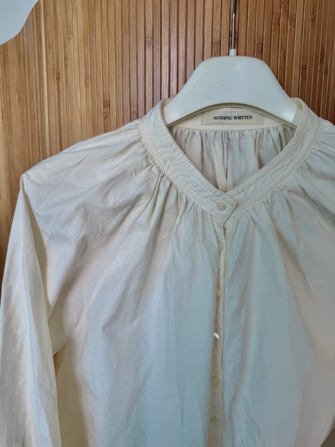 Nothing written kate shirring shirt 상품이미지5