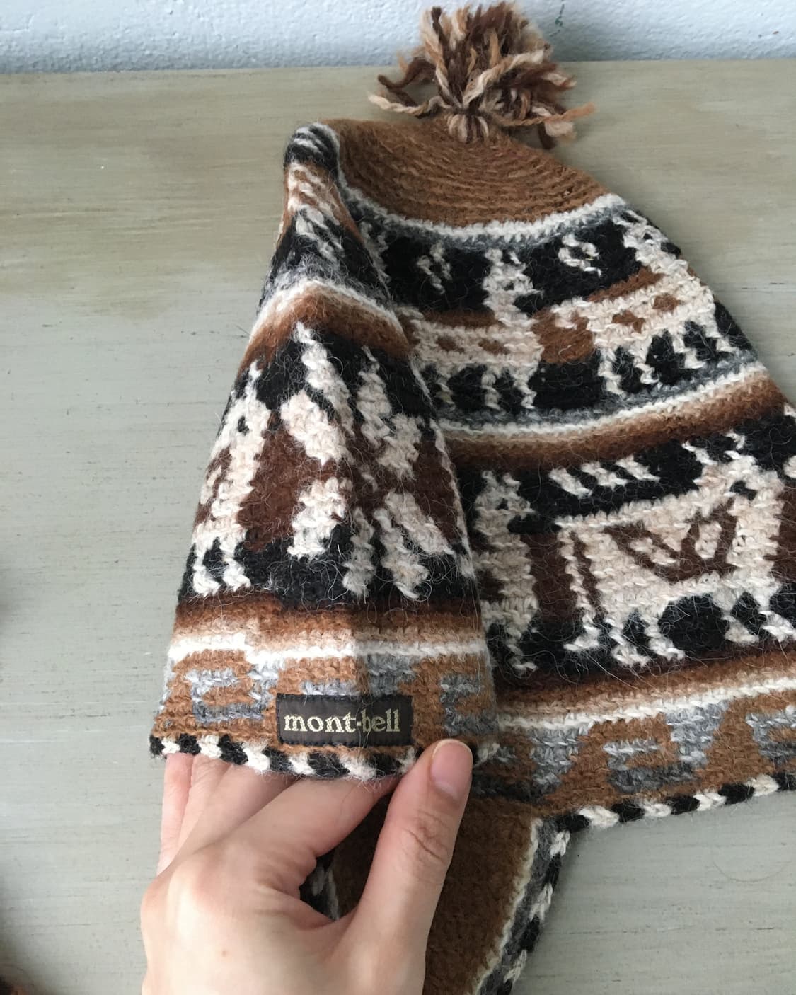 nordic pattern pom beanie 상품이미지3