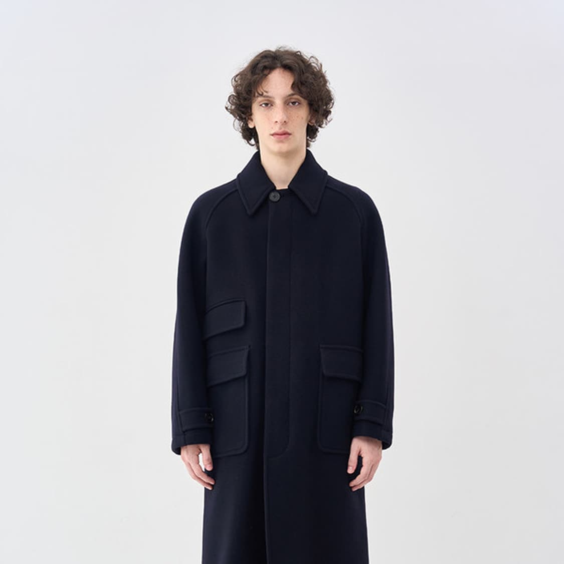 애프터프레이 투어리스크 발마칸 코트 네이비 M 상품이미지2