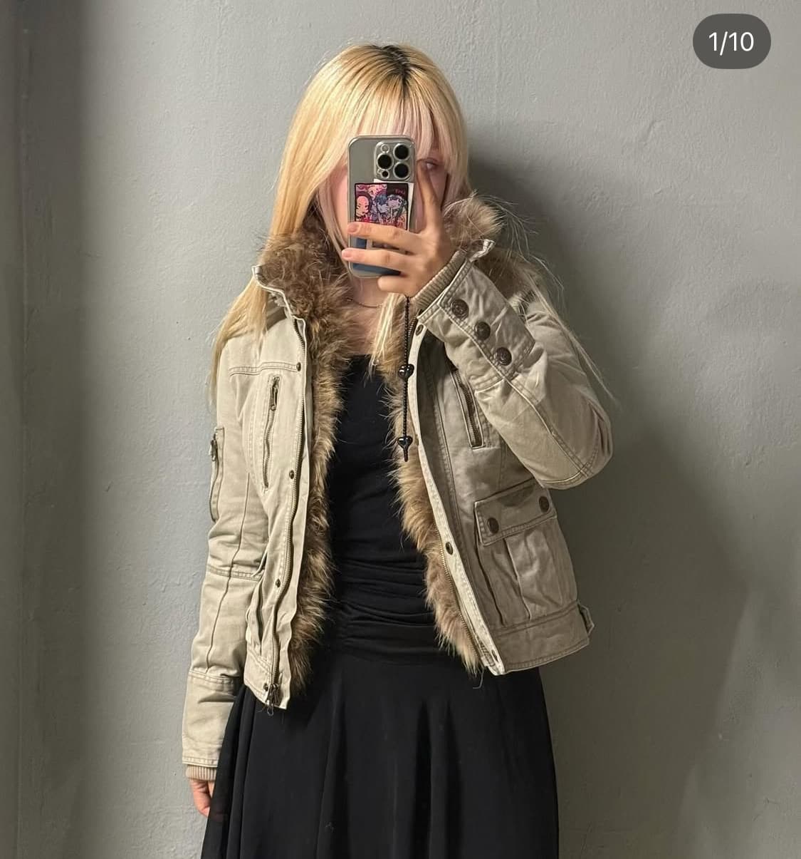 Y2k 퍼 자켓 상품이미지3