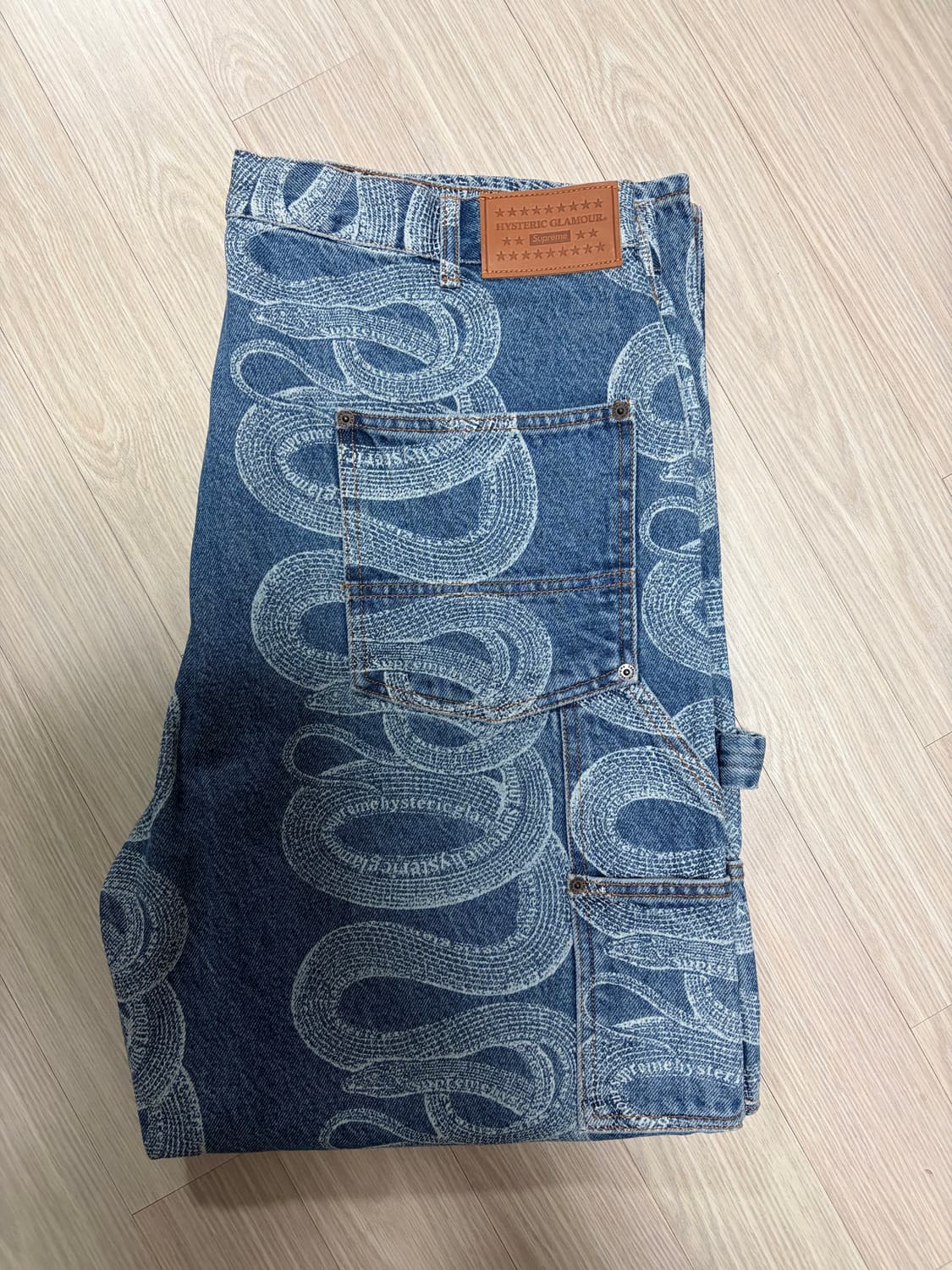 슈프림 히스테릭 글래머 스네이크 더블니 36 상품이미지2