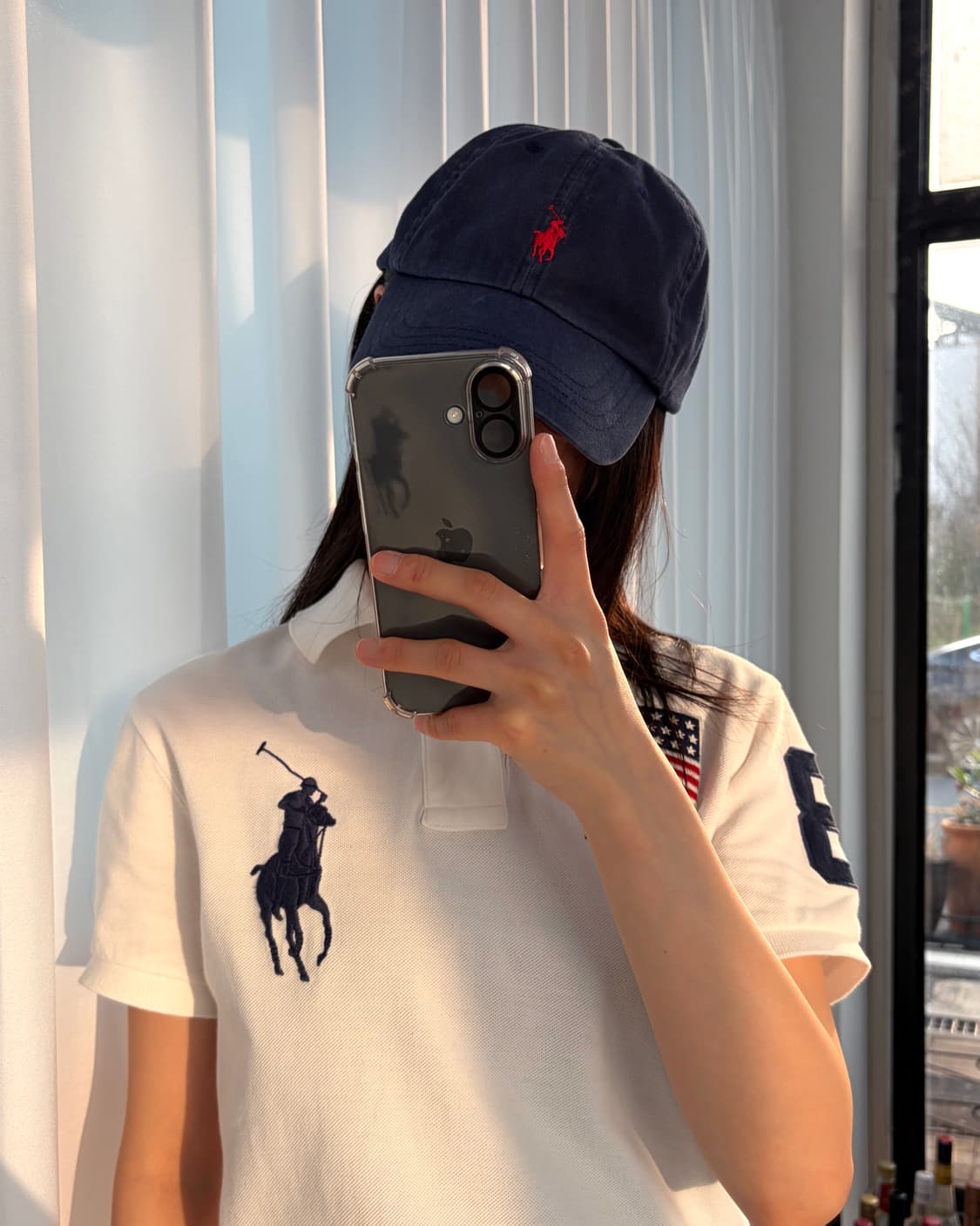 폴로 랄프로렌 클래식 코튼 치노 볼캡 네이비 상품이미지2