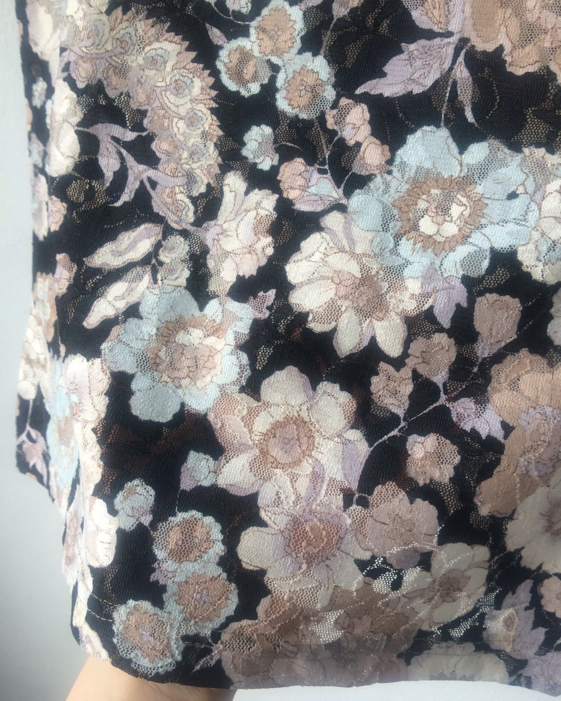 flower pattern lace sleeveless 상품이미지5