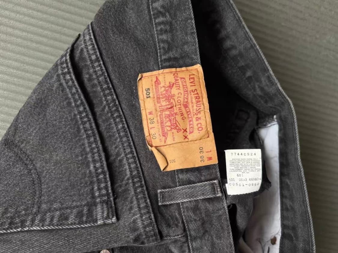 90s Vintage USA Levis 501 W38 L30 상품이미지6