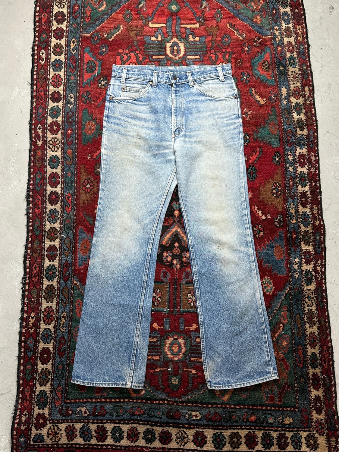 80's USA Made 리바이스 517 부츠컷 플레어진 상품이미지1