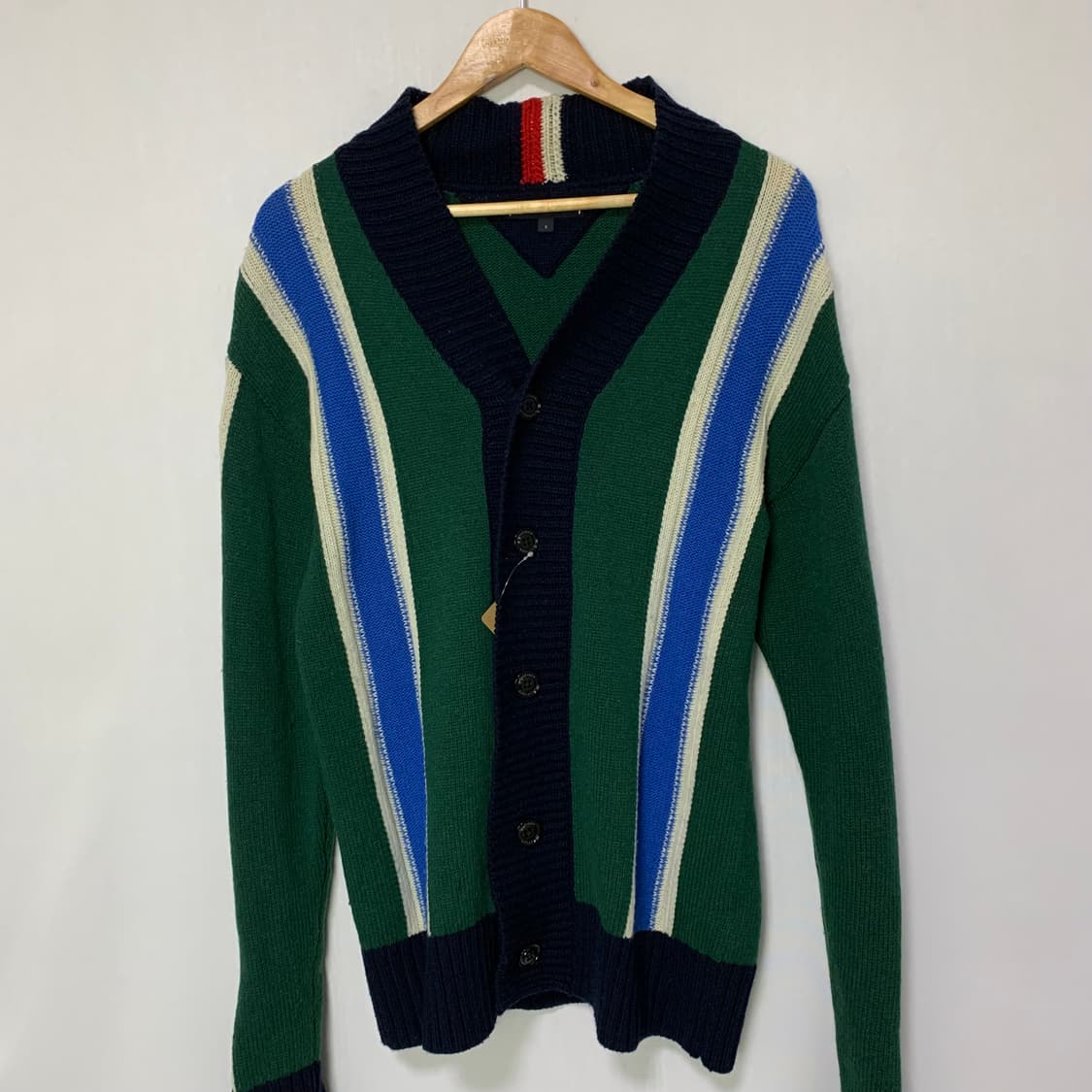 타미힐피거 빈티지 패턴 버튼 가디건 S 상품이미지2