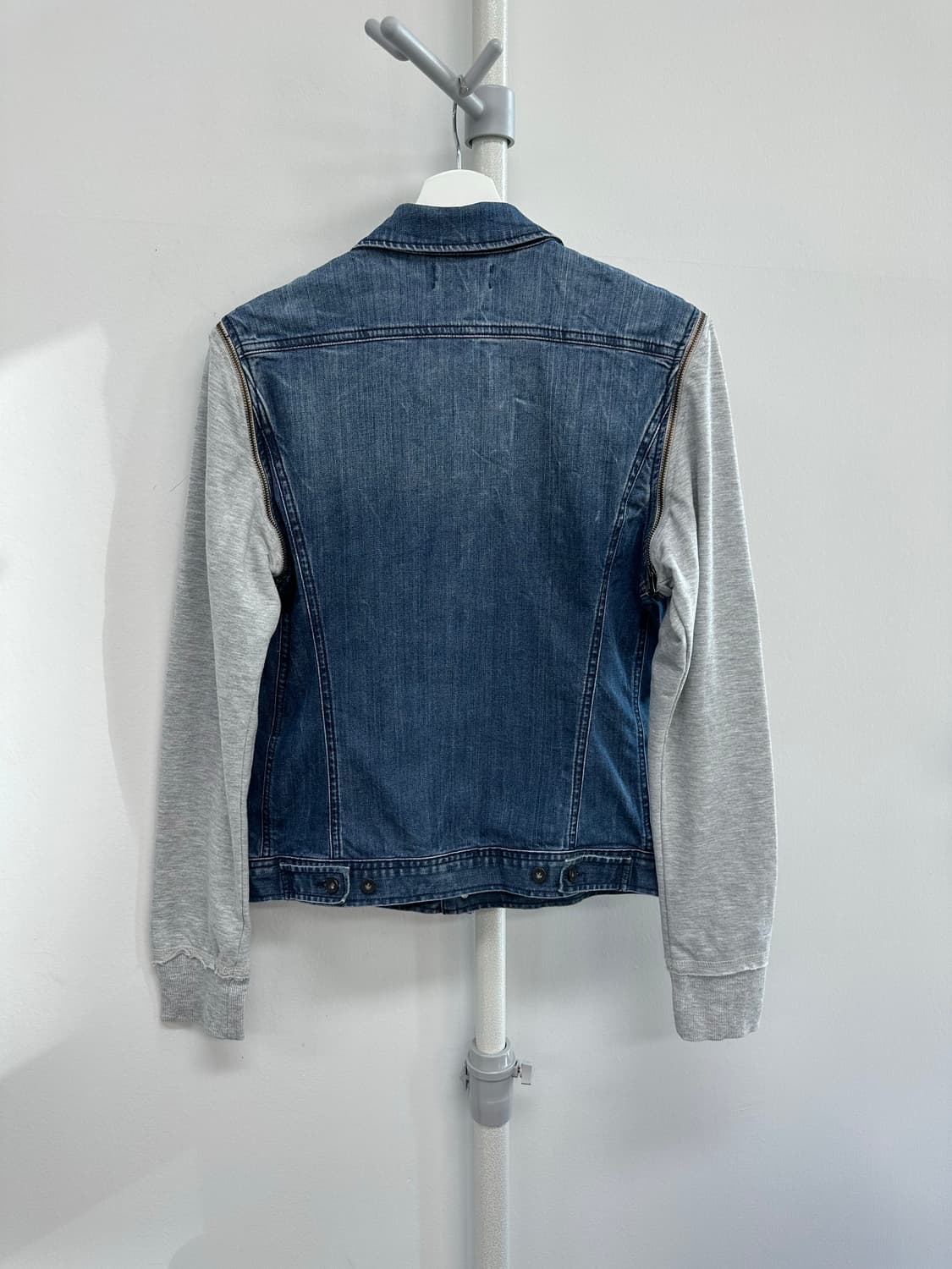 디젤 투웨이 지퍼 워싱 데님 자켓 상품이미지9