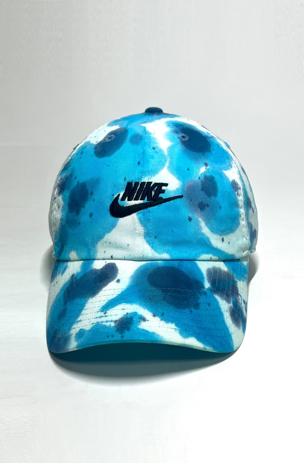 나이키 초레어 빈티지 커스텀 타이다이 하늘색/블루 오션 블룸 볼캡 모자 상품이미지3