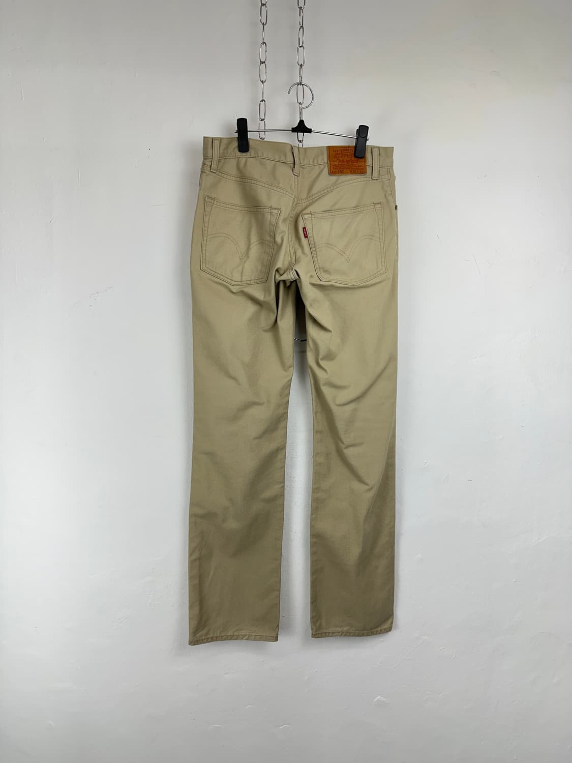Levi’s 502 Beige Straight Cotton Pants 상품이미지6