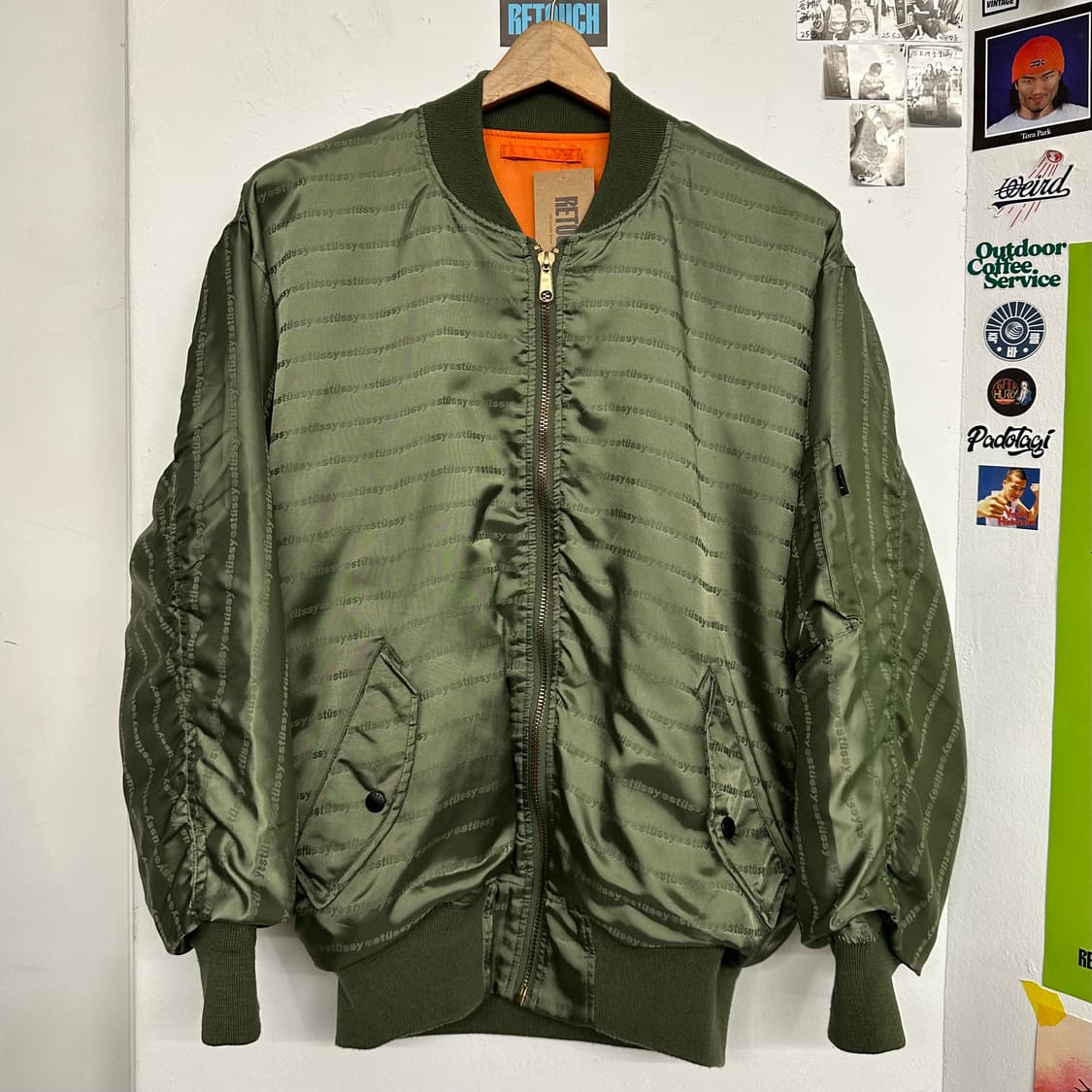 스투시 리버서블 MA-1 자켓 상품이미지1