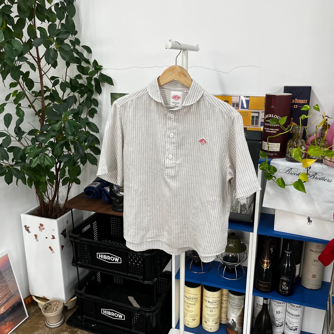 단톤 우먼 린넨 반팔 셔츠 34 상품이미지1