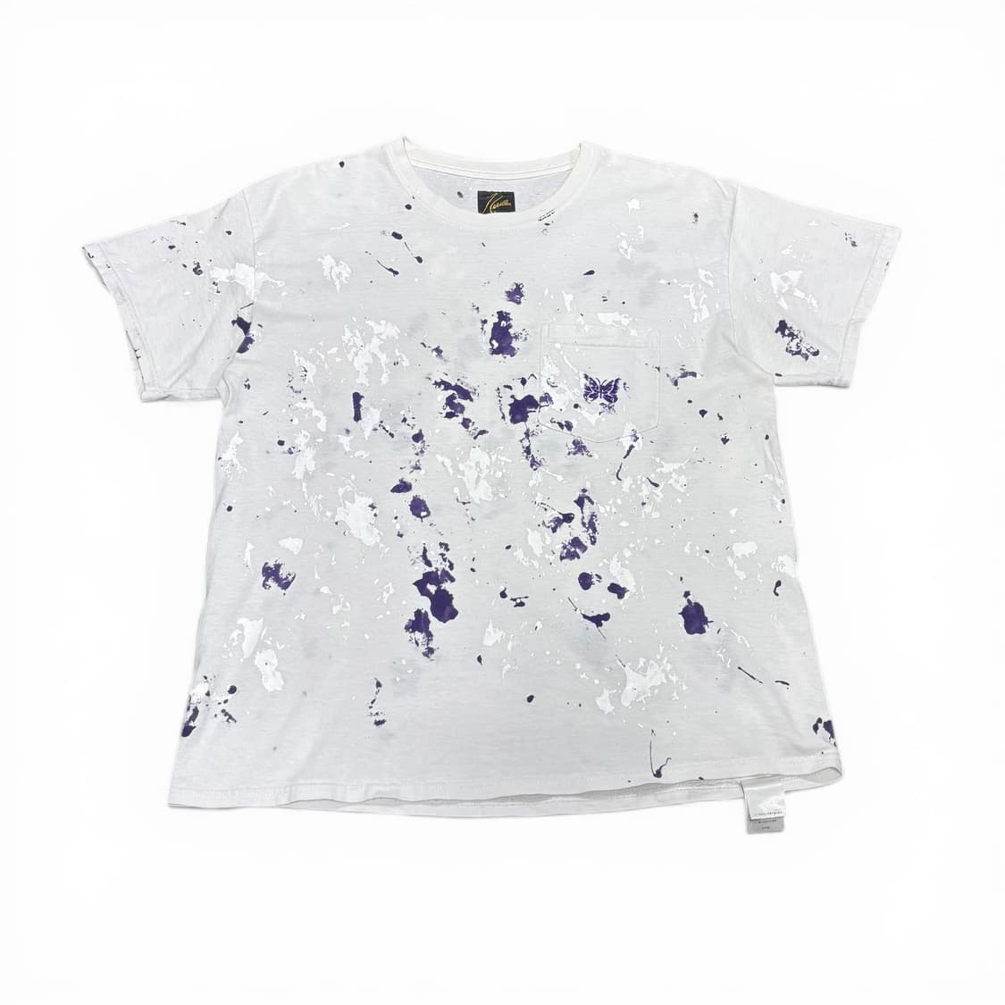 L 니들스 네펜데스 화이트 페인트 스플래터 반팔티 상품이미지1