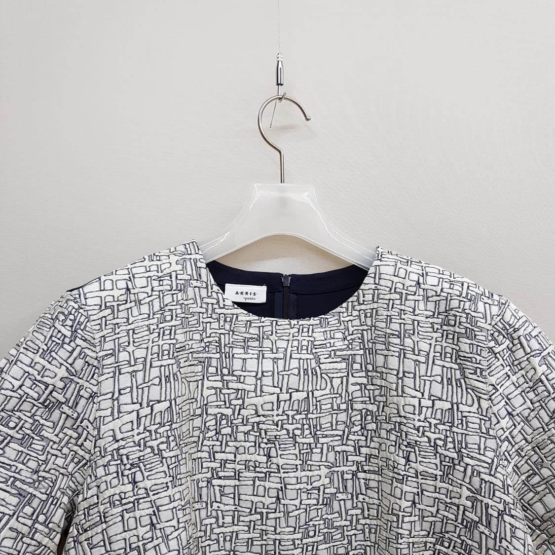 아크리스 펀토(AKRIS punto) 패턴 반팔 블라우스 M사이즈 상품이미지2