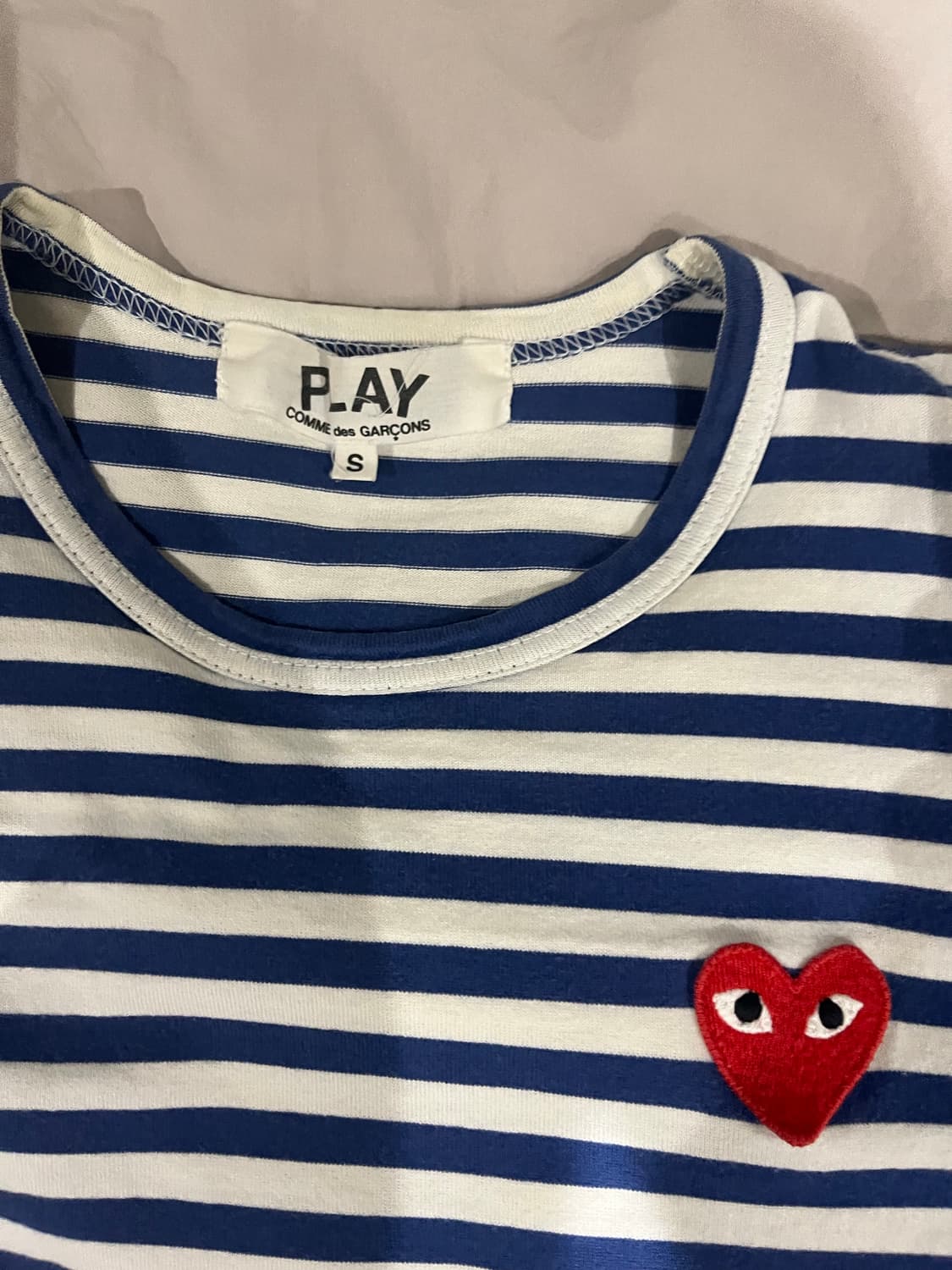 꼼데가르송 롱슬리브 네이비 S 상품이미지2