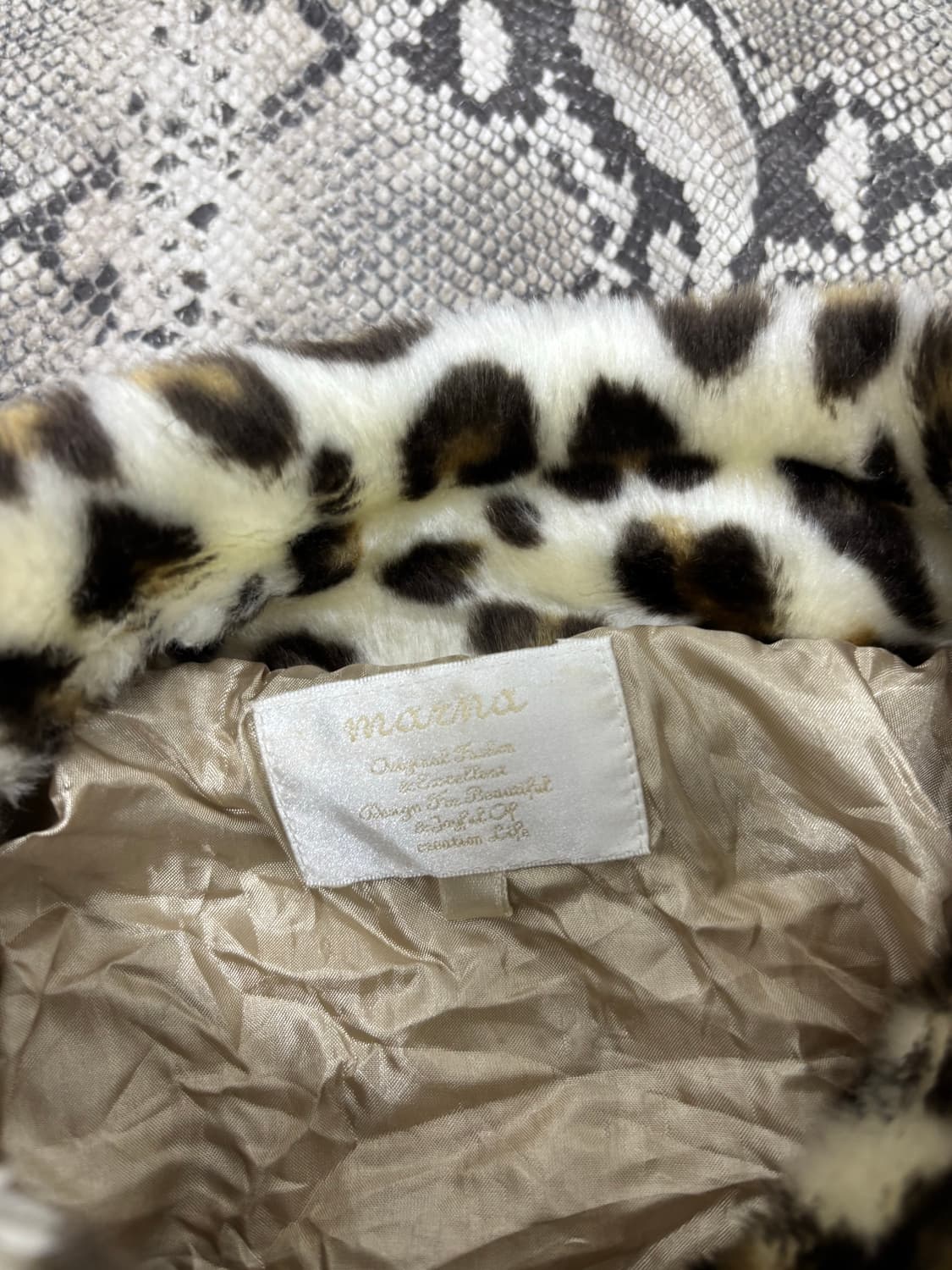 [GAL]Leopard Fleece Zip Up 상품이미지6