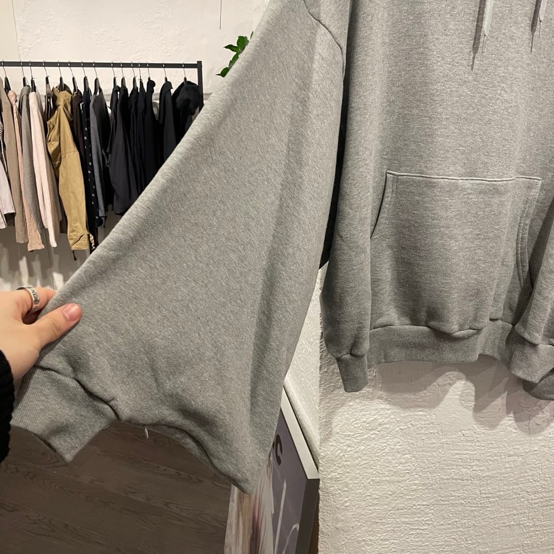 후미토 간류 오버사이즈 후드티셔츠 상품이미지2