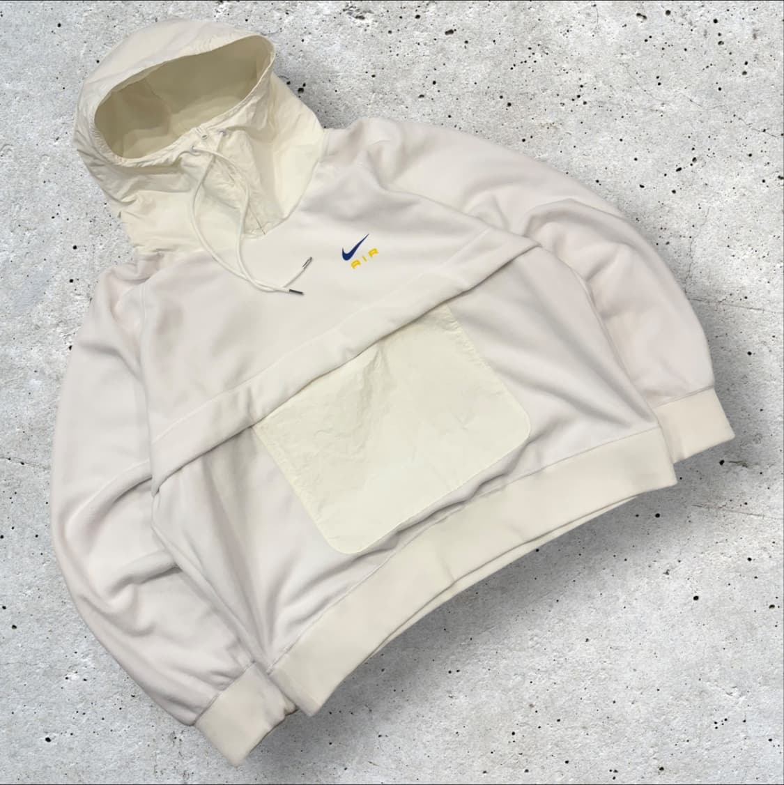 [2XL] 나이키 AIR 후드 하프집업 플리스 화이트 D235 상품이미지1