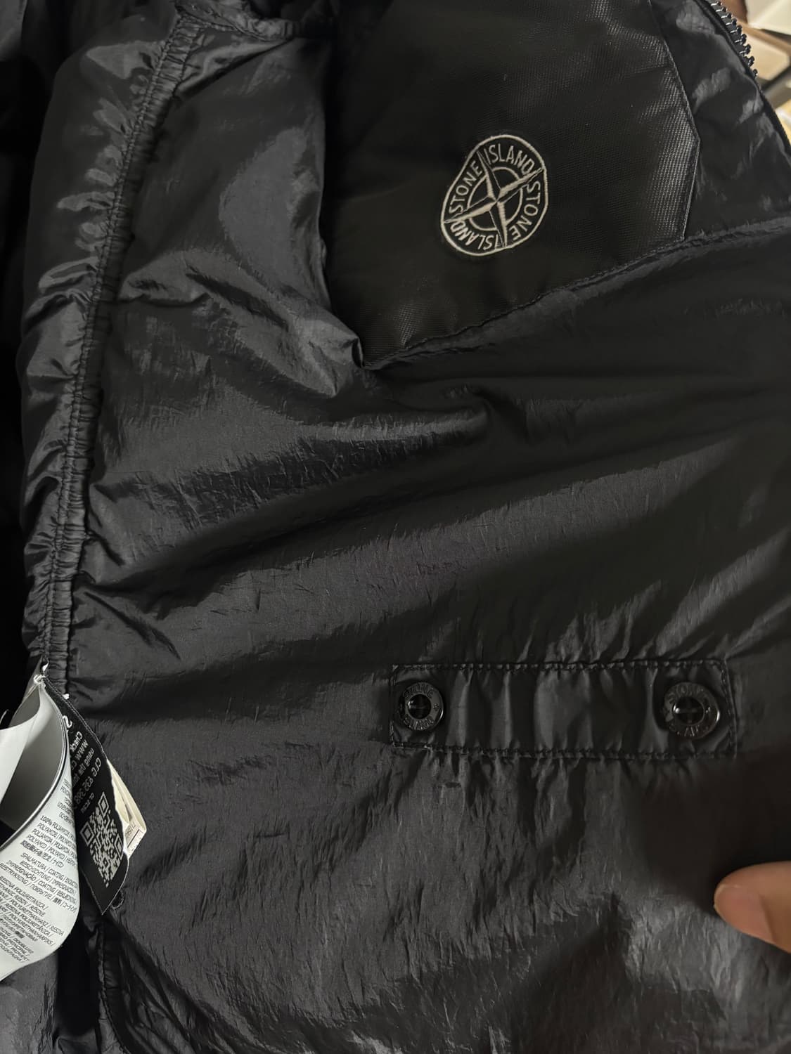 스톤아일랜드 크링클랩스 후드 패딩 [m] 상품이미지8