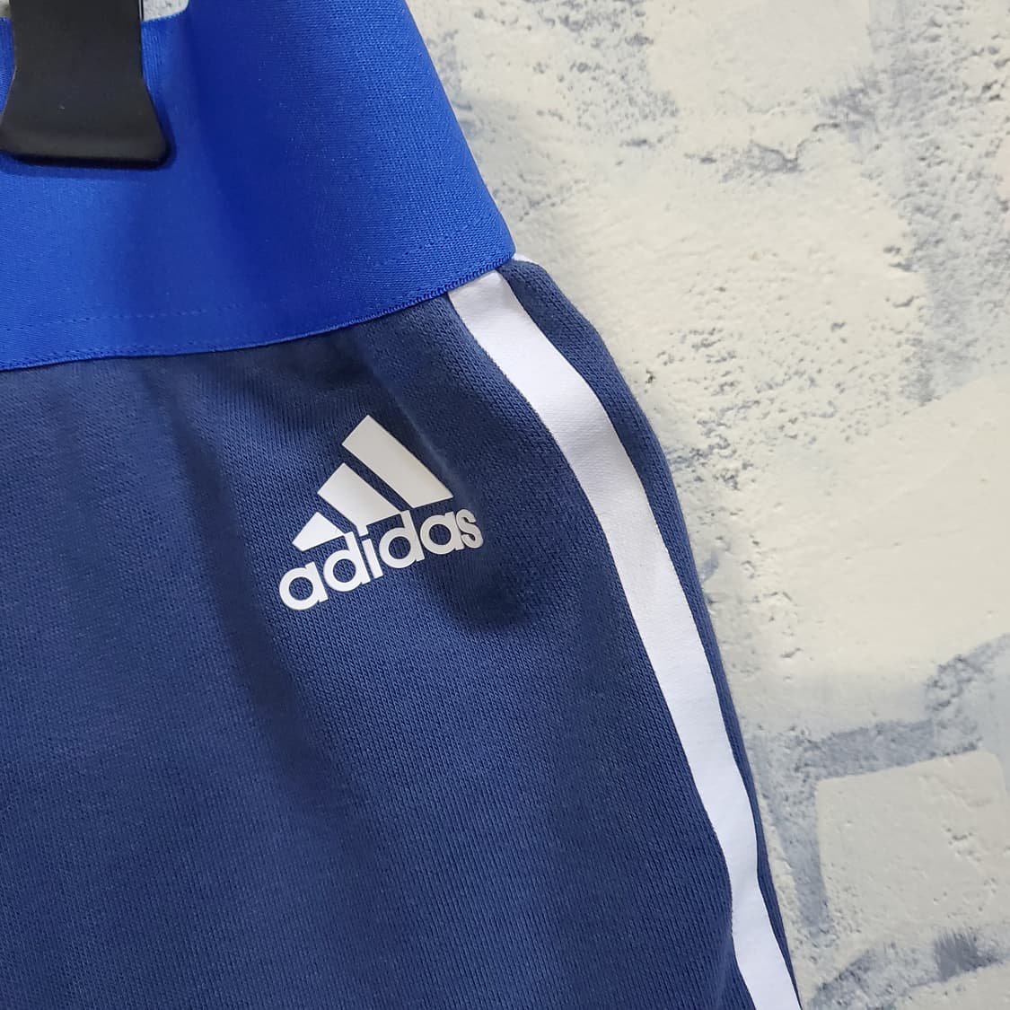 아디다스 삼선 트랙탑 반바지 블루  상품이미지3