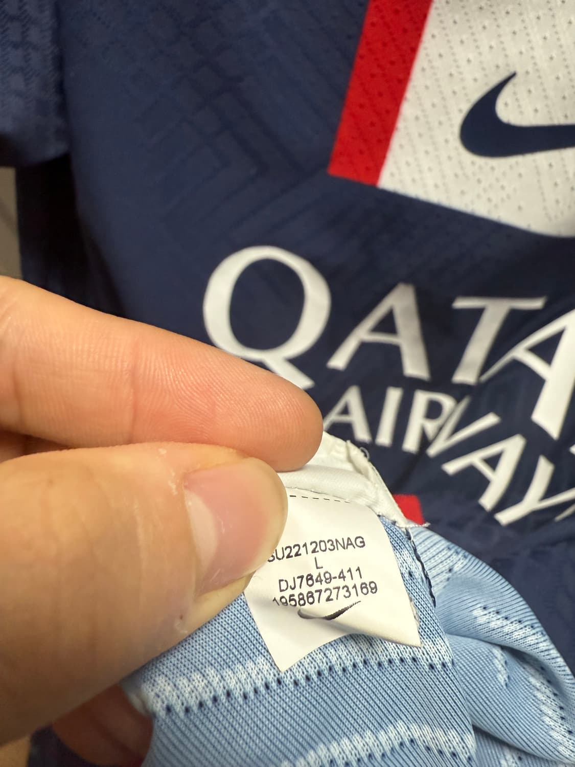 22/23 파리생제르망 어센틱 메시 유니폼 상품이미지3