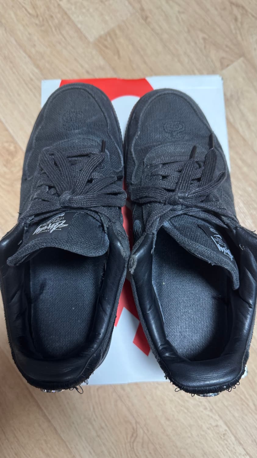 [265] 나이키 스투시 에어포스 로우 트리플 블랙 상품이미지5