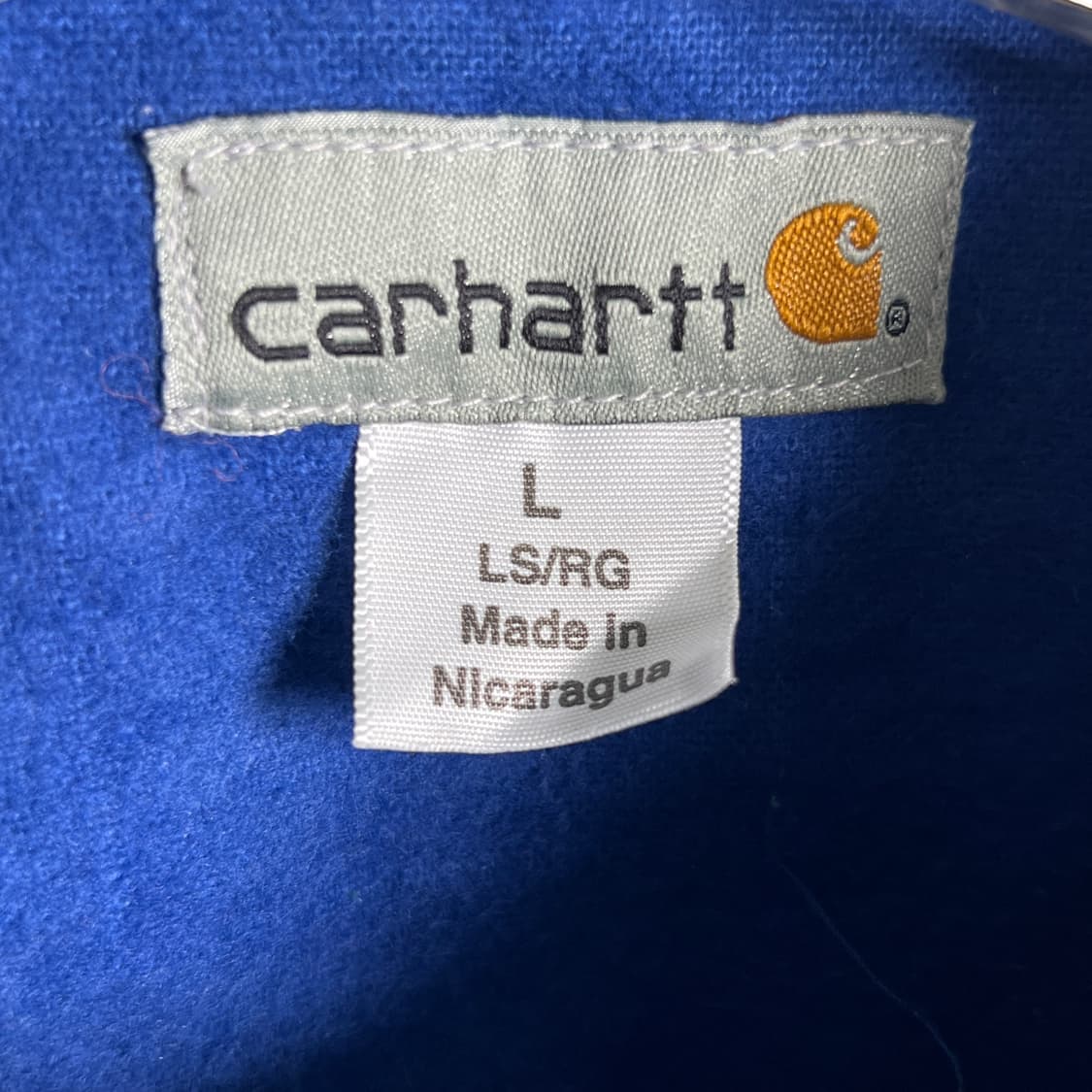 Carhartt 칼하트 블루 워크 반팔 셔츠 L 상품이미지4