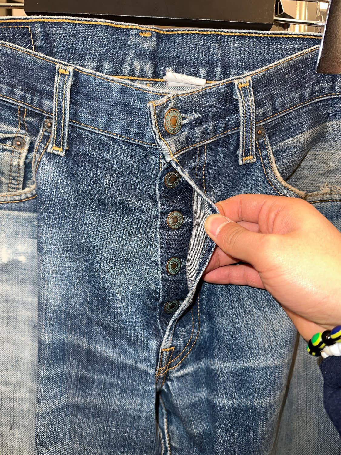 Early 00’s Levi’s 501 Mexico denim pant 상품이미지6