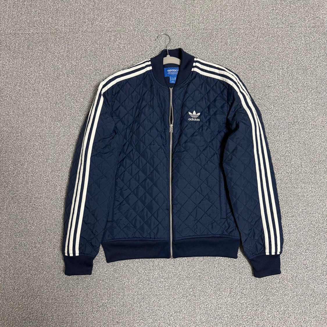 아디다스 파이어버드 퀄팅 자켓 네이비 S 상품이미지1