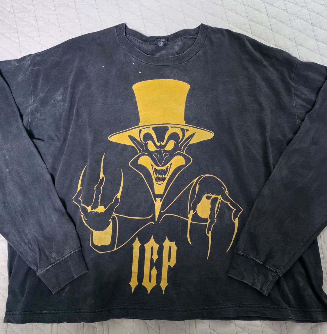 [XXXL] 00s 빈티지 ICP 링마스터 롱슬리브 밴드티 랩티 상품이미지2
