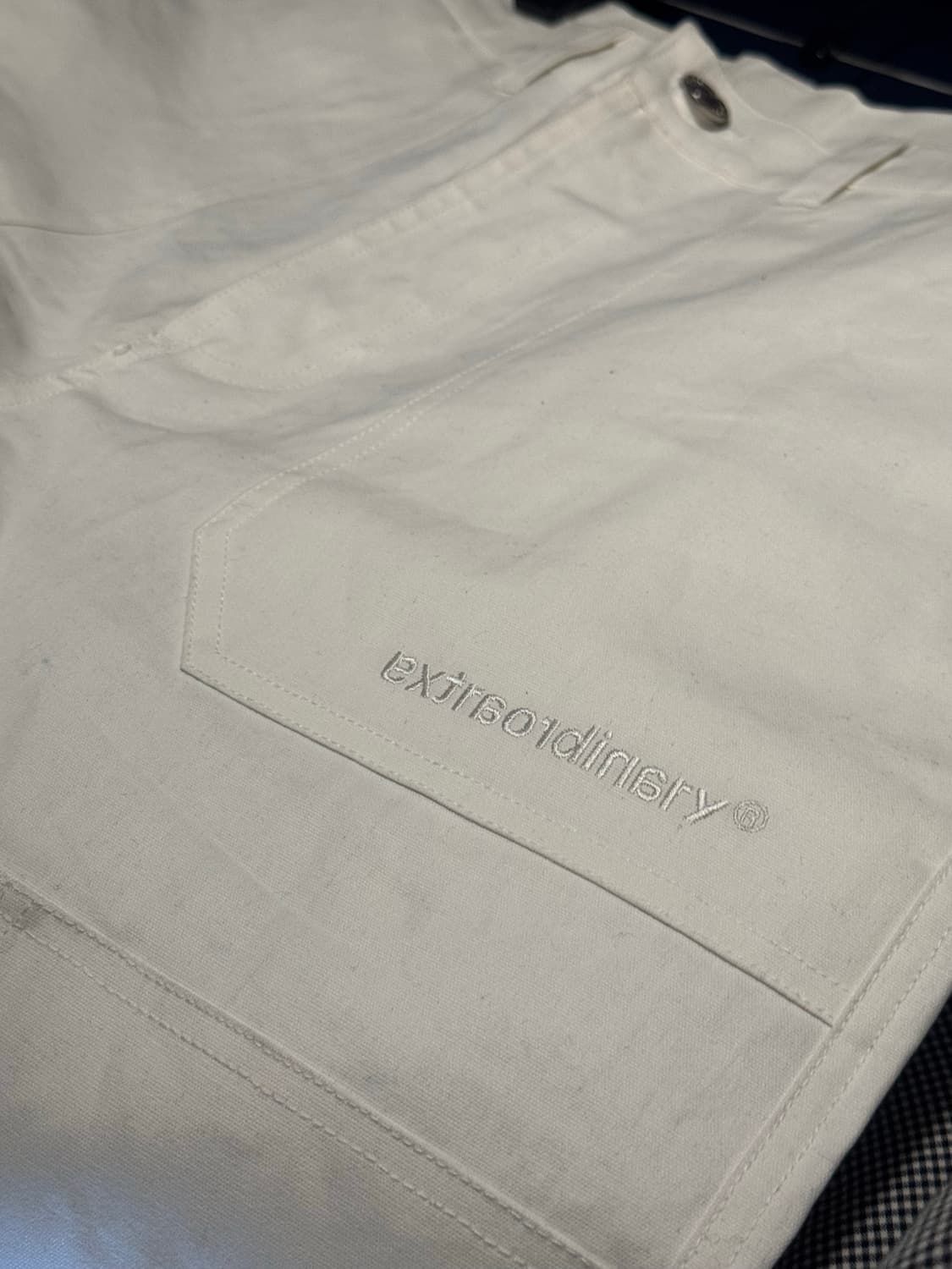 엑스트라오디너리 지퍼 포켓 Pants Off White L 사이즈 판매 상품이미지7