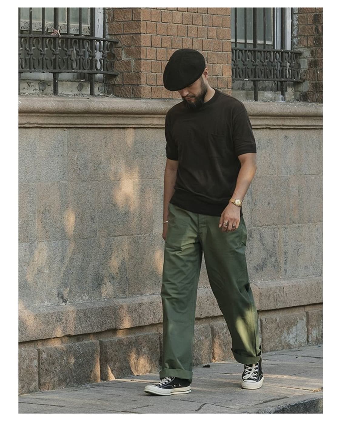 브론슨 와플 니팅 포켓 티셔츠 상품이미지3