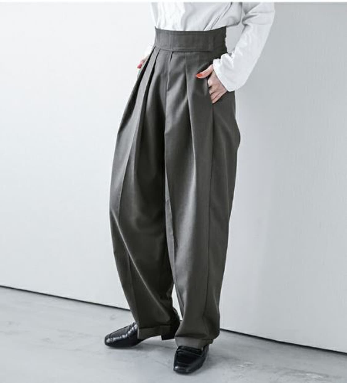  La-Gemme Pintuck Wide Slacks (29~30) 상품이미지1