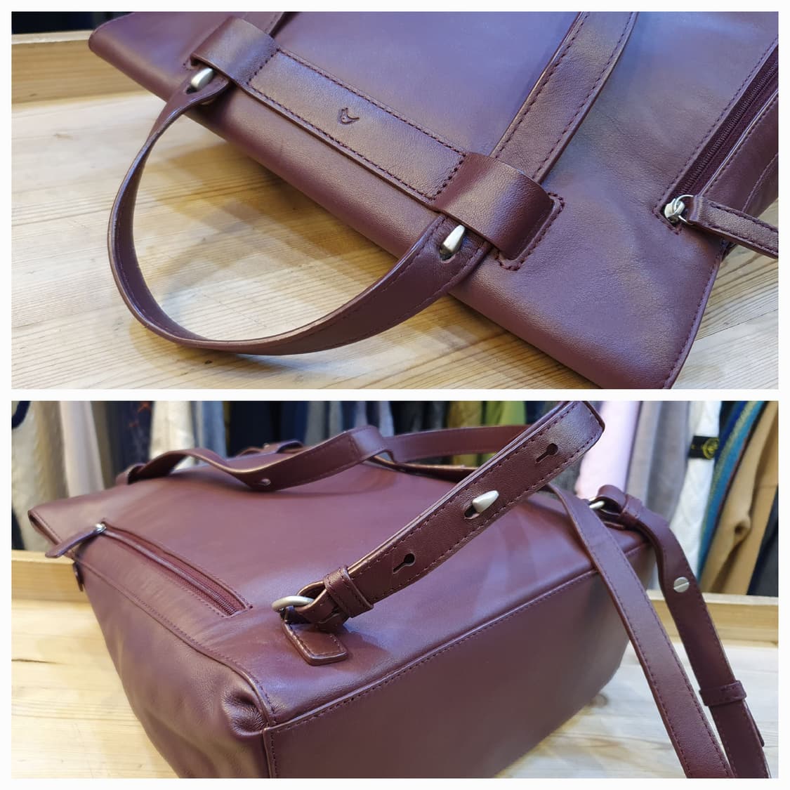 만다리나덕 레더 멀티백팩 상품이미지5