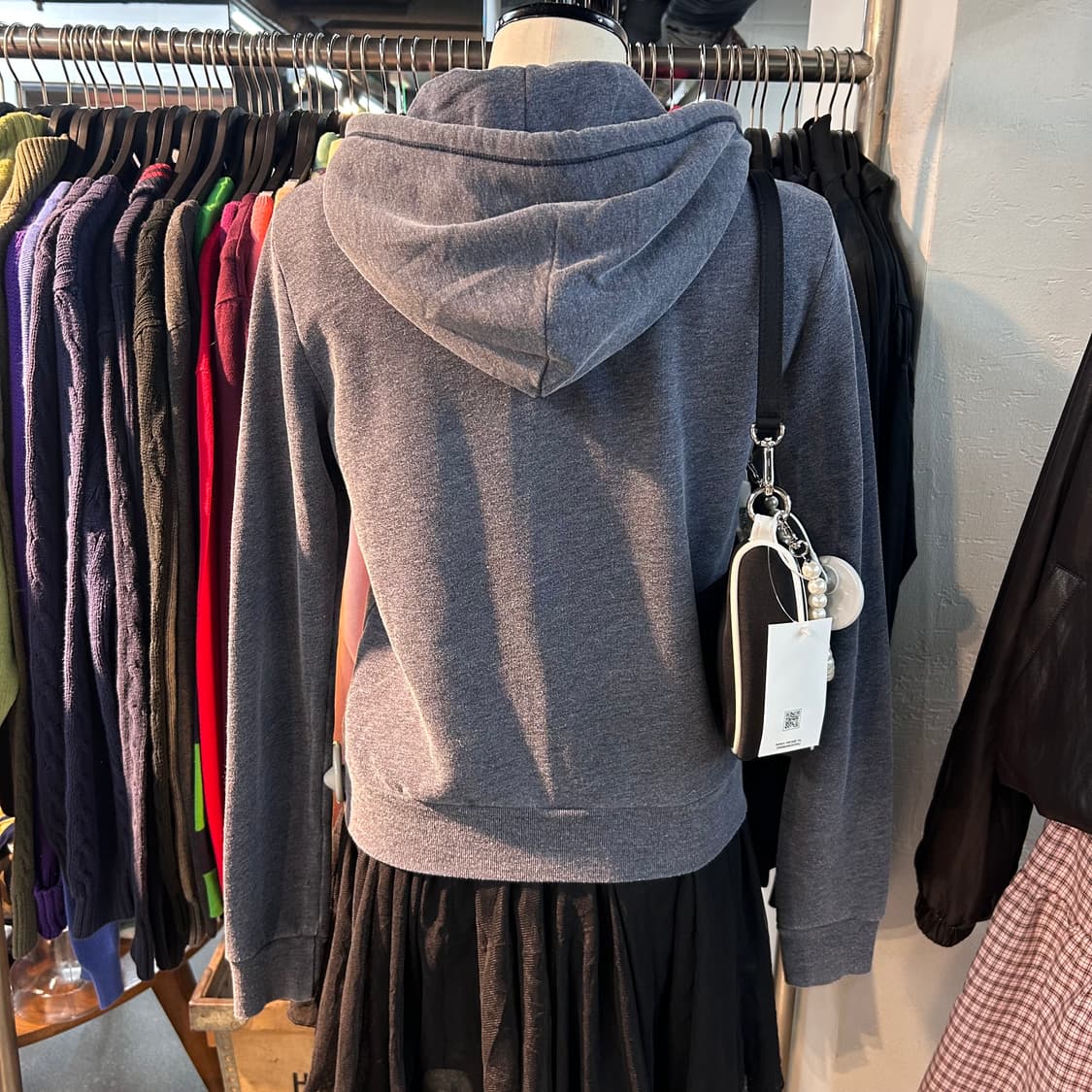 Abecrombie Grey Zip-Up Hoodie 상품이미지5