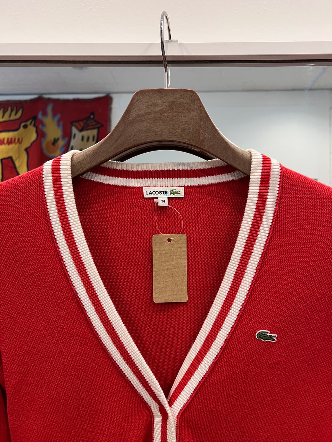 Lacoste 라코스테 코튼 가디건 상품이미지2